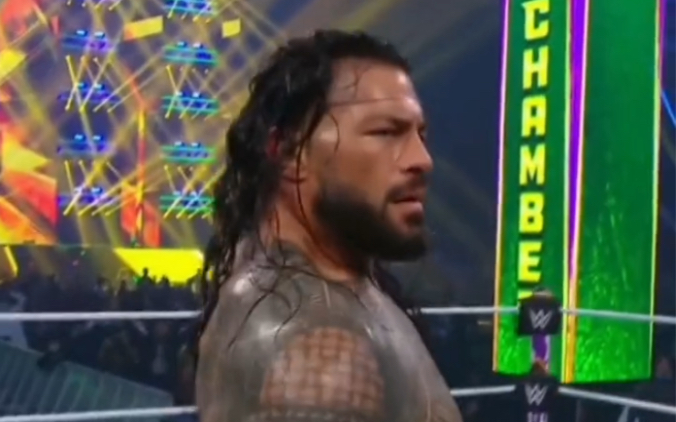 wwe部落酋长罗门伦斯锁昏战神高柏 #wwe#罗门伦斯#罗曼·雷恩斯#roman