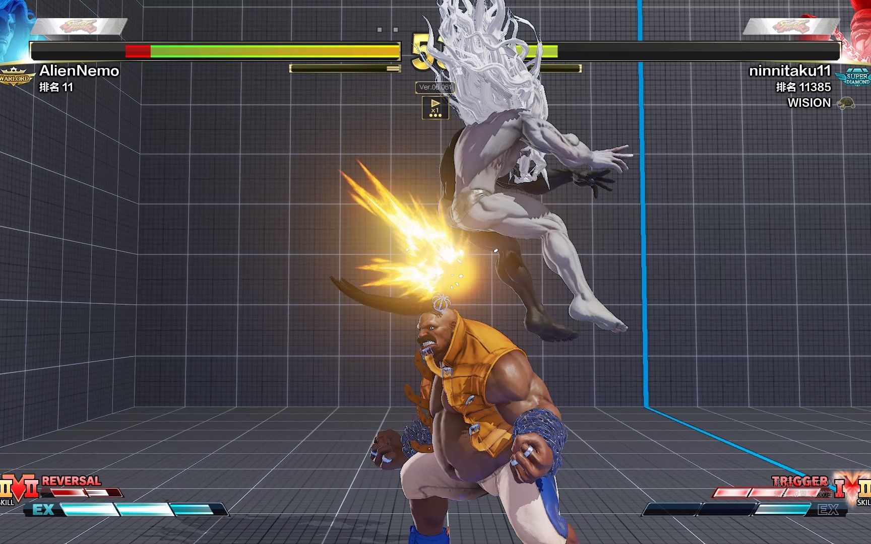 街霸5nemo吉尔vs博迪4