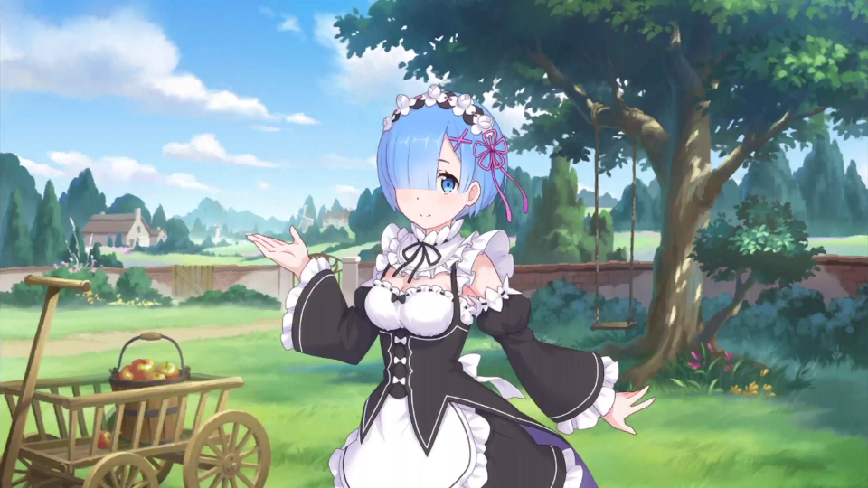 这就是蕾姆解释为何能从裙子里掏出流星锤的原因