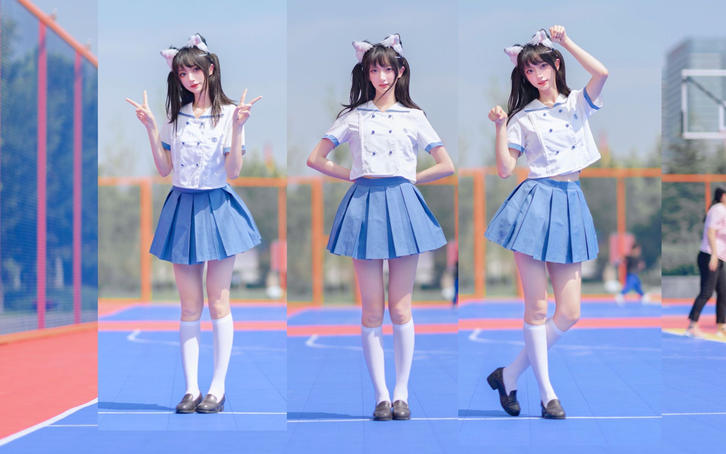 一键开启夏日猫耳 jk93| 竖屏4k_哔哩哔哩_bilibili