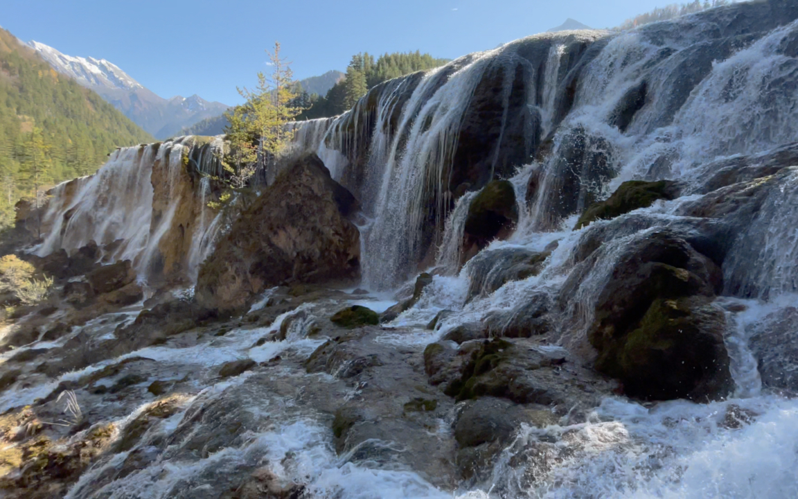 九寨沟珍珠滩4k hdr
