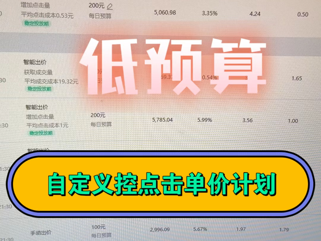 如果你预算每天低于5001000的情况下,你可以试试这个低价引流的方法,超级好用,强烈推荐!~哔哩哔哩bilibili