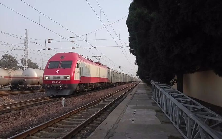 【铁路】x104广武站全速通过