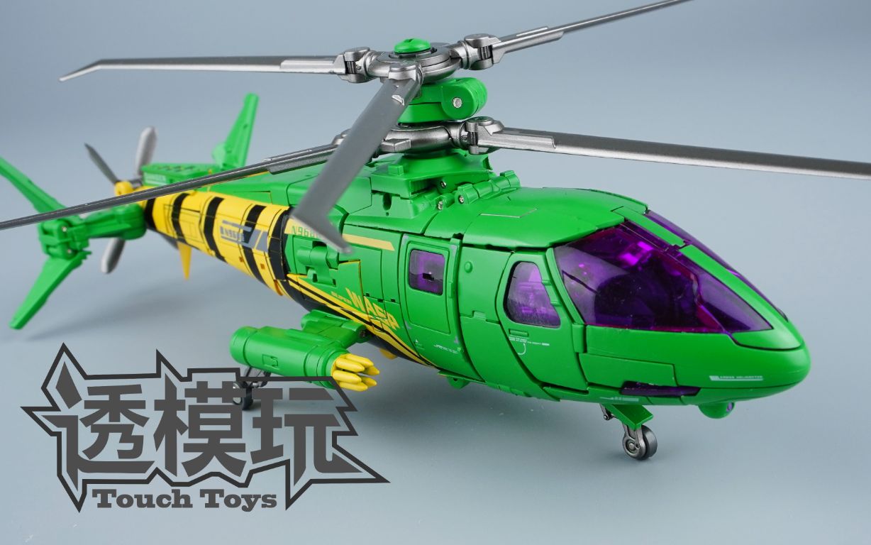 【变形金刚随时变形状】直升黄蜂勇士机!