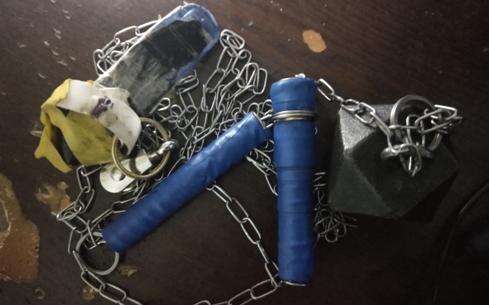 【diy】2米长便携飞锤新结构测试