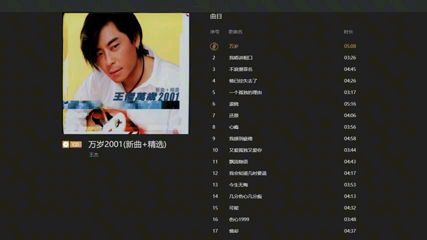 [图]万岁2001新曲＋精选专辑 完整版
