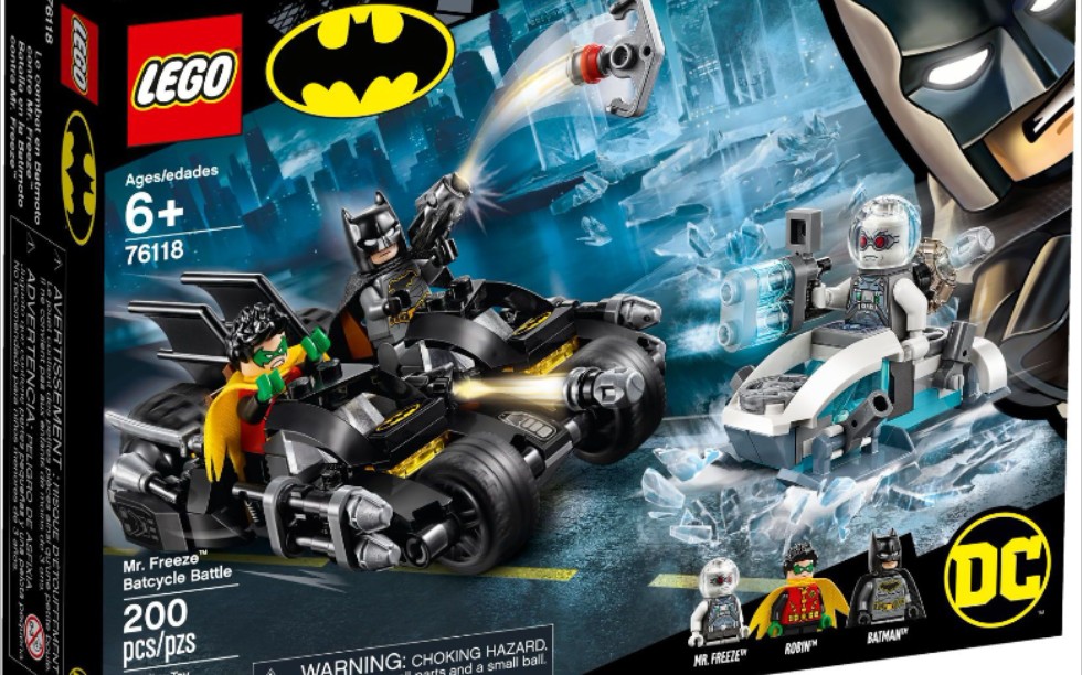 乐高dc漫画超级英雄 76118 蝙蝠侠大战急冻人 速组评测_哔哩哔哩 (゜
