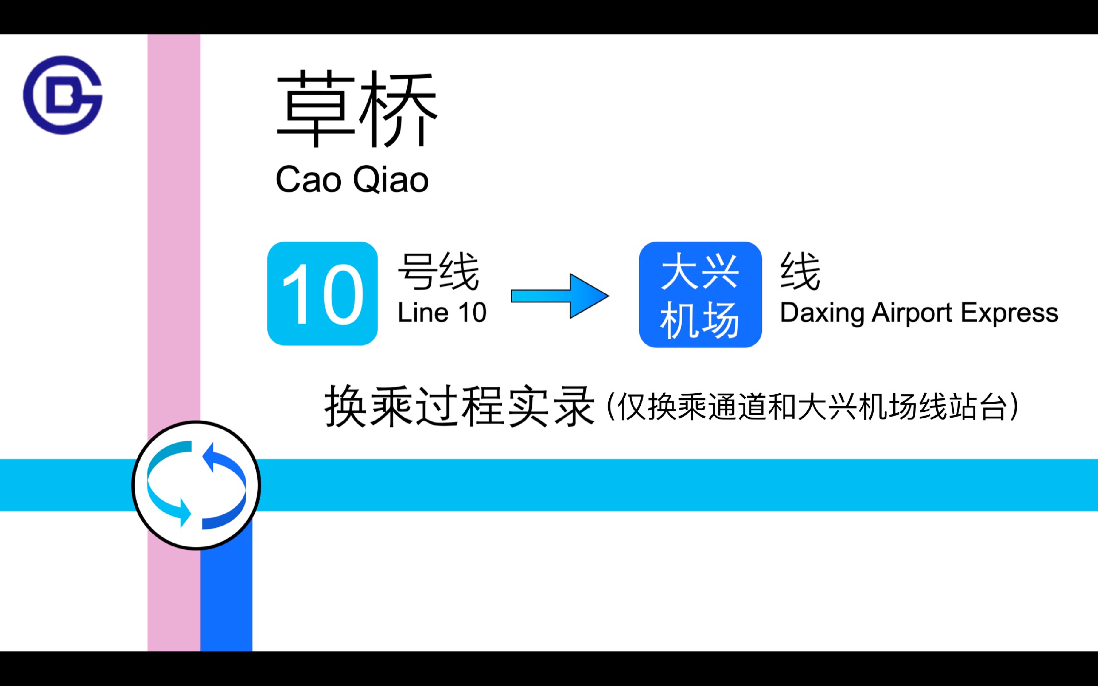 【北京地铁】我去北京了???草桥站 10号线大兴机场线 换乘过程实录哔哩哔哩bilibili