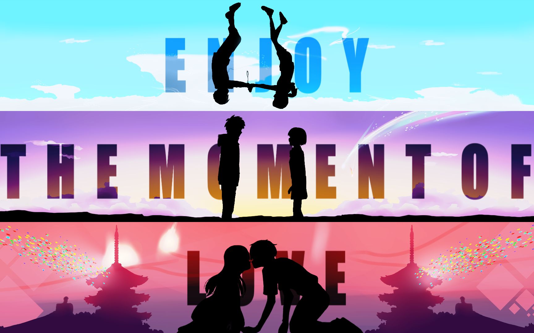 enjoy the moment of love