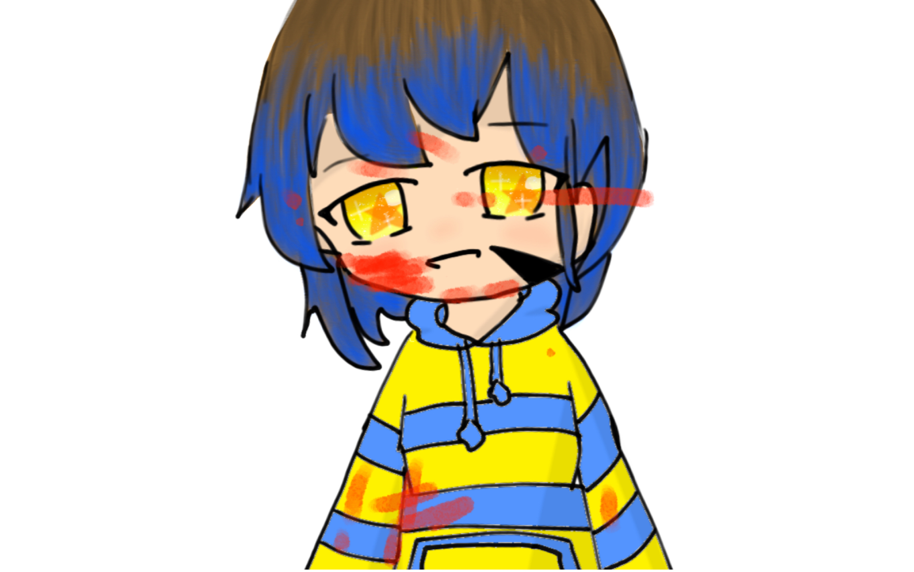 自家au-星堕传说的frisk,第一次做 时间紧张