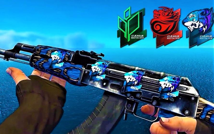 csgo更新至2018大赛队伍贴纸效果演示20162018