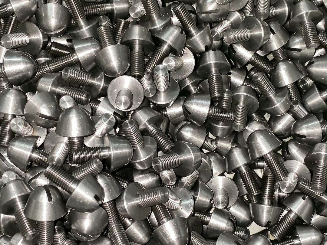 1/4-28*10英制螺纹头厚11,一字开槽非标异形螺丝定制