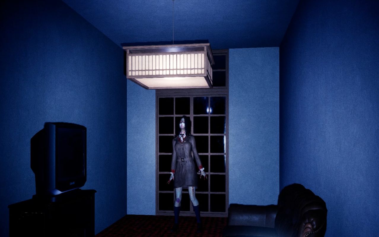 恐怖游戏:日本都市传说【slit mouthed 裂口女】通关初见视频