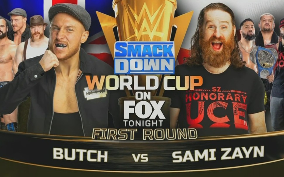 SmackDown #1213 2022.11.18 Butch vs. Sami Zayn哔哩哔哩bilibili