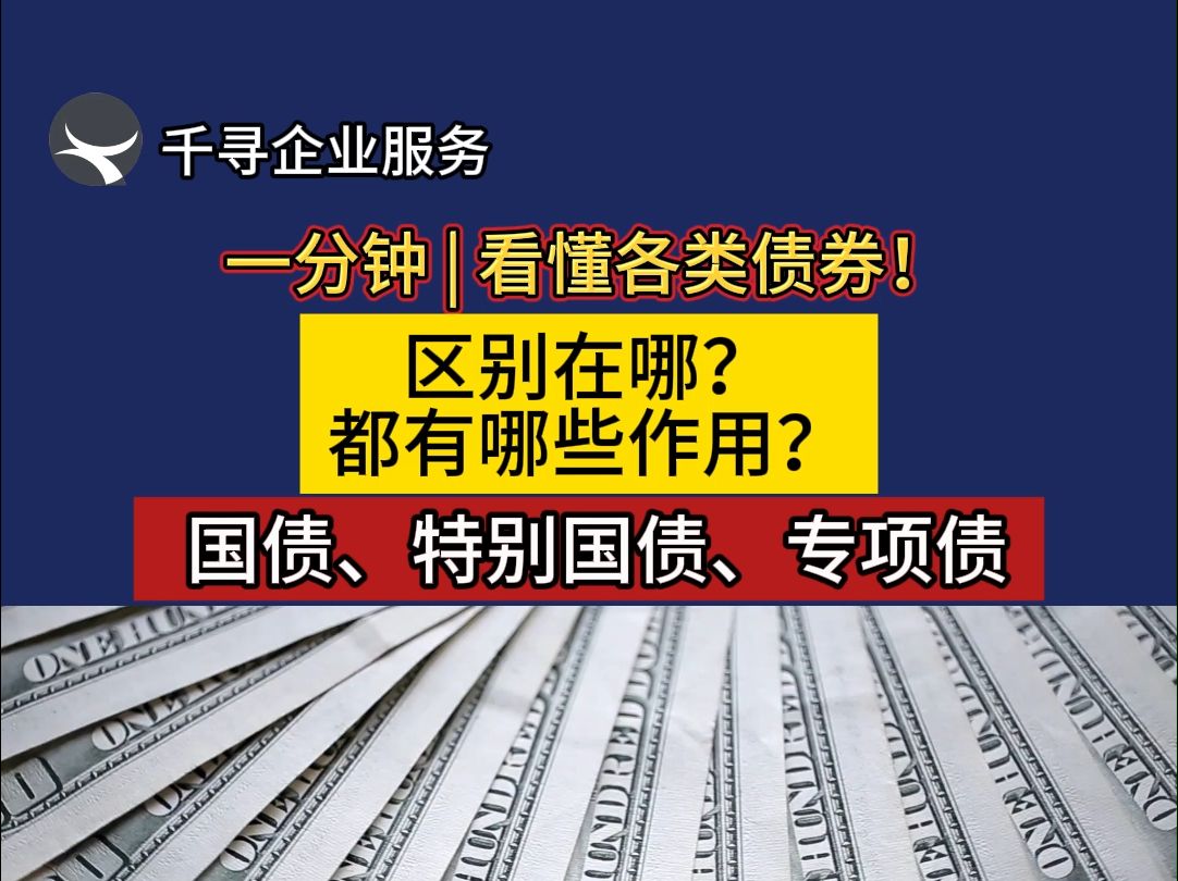 国债、特别国债、专项债还在傻傻分不清?一篇文章给你讲清楚这些债券区别在哪?哔哩哔哩bilibili