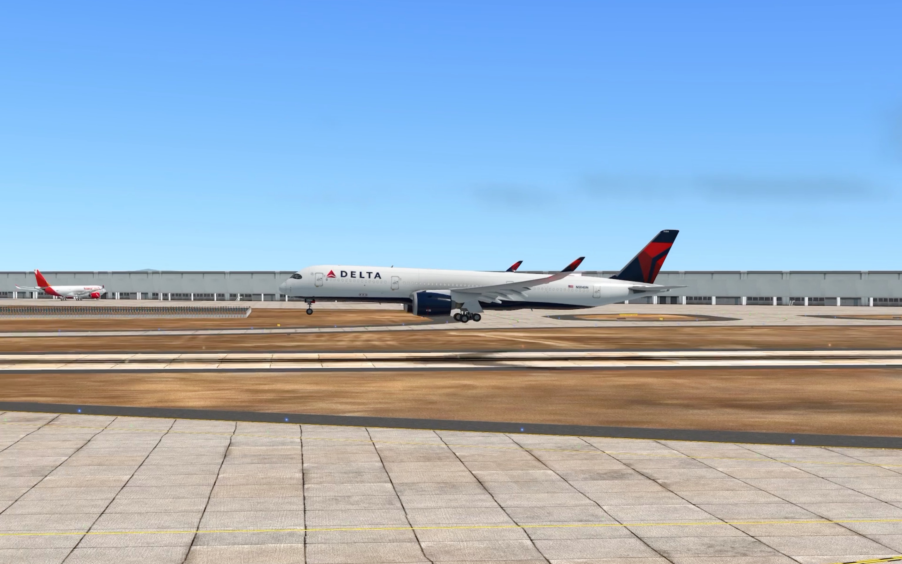 rfs 达美航空a359极轻落地