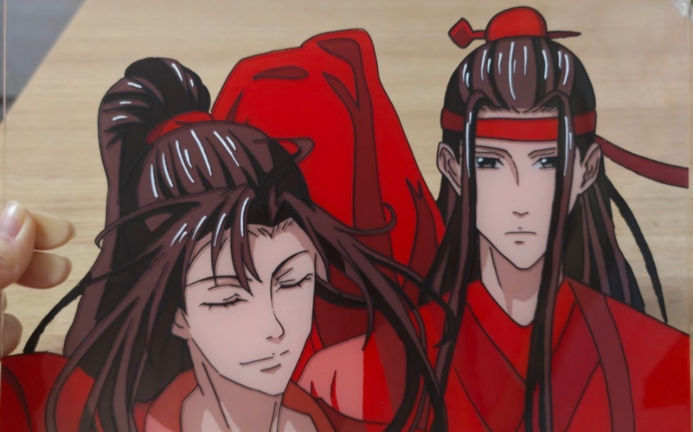 【魔道祖师】忘羡玻璃画哔哩哔哩bilibili