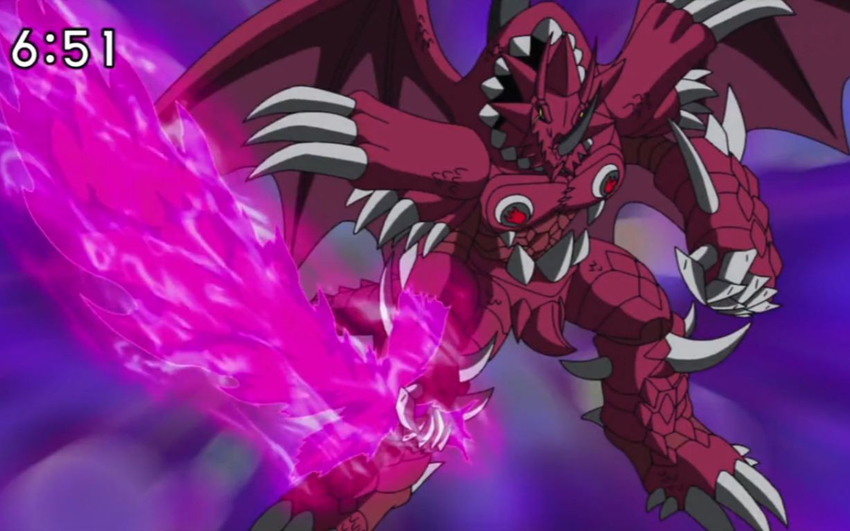 数码宝贝:以黄龙兽为坐骑的数码兽,巨死星烈火将军多卢比克兽!