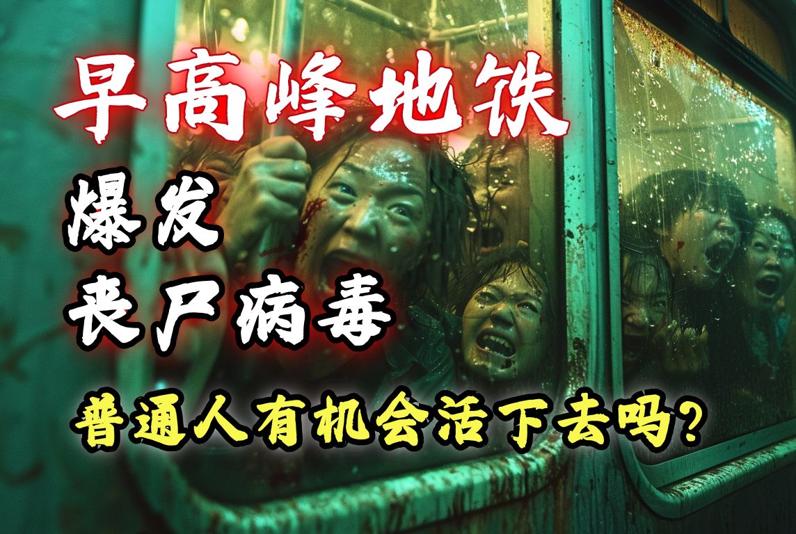 [图]在早高峰爆发丧尸病毒，没有武器的普通人存活几率有多大？《狂病番外：地铁》第一集