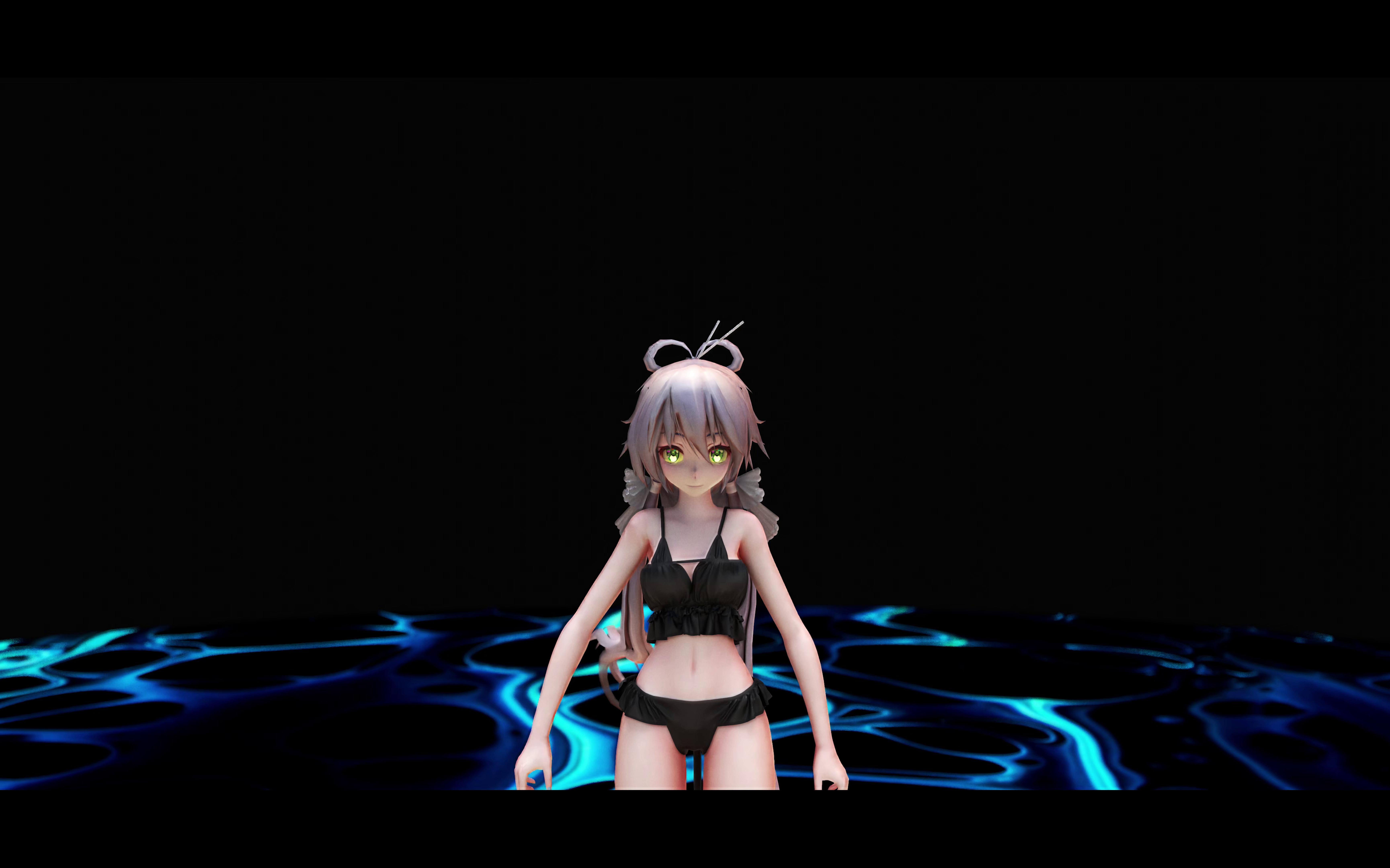 【8k/blender/mmd】 泳装 洛天依 チキチキバンバン