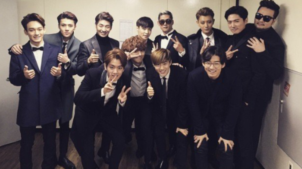 【exo】11人时期各成员《90 2014》翻拍mv油管点击量排名