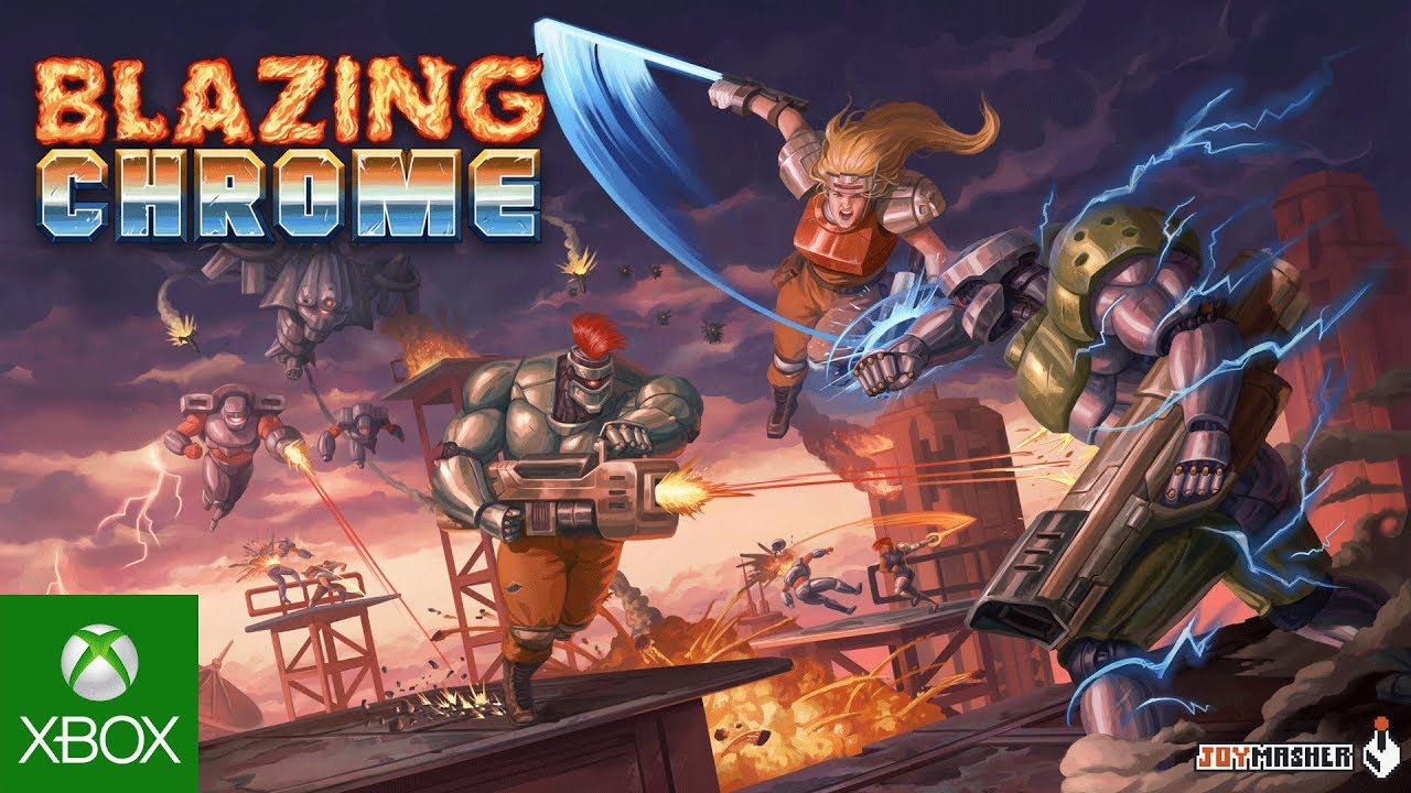 [图]Blazing Chrome - Boss Trailer (Xbox One announcement)