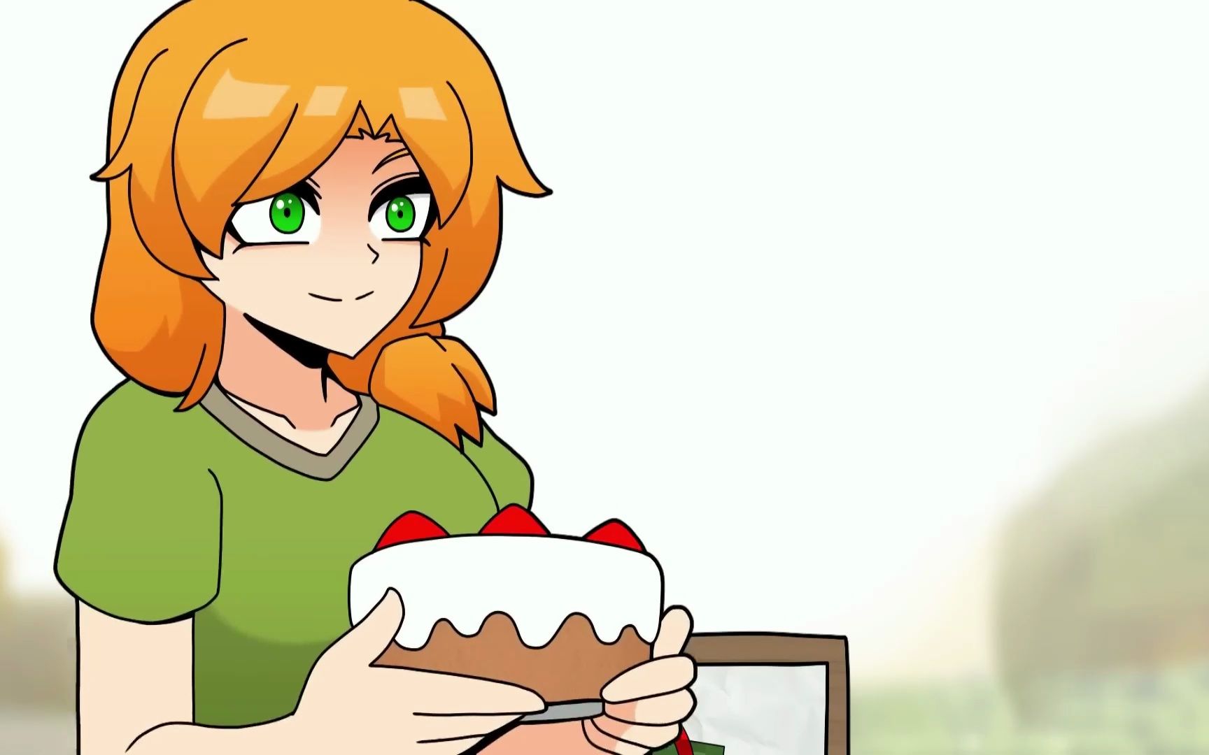 艾利克斯做好蛋糕去找史蒂夫一起吃,结果中了陷阱