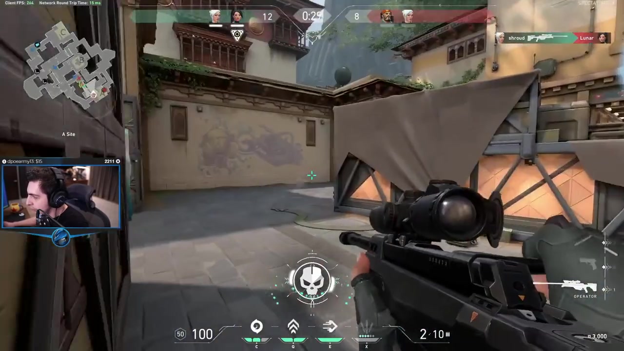 瓦罗兰特 shroud - the best sniper