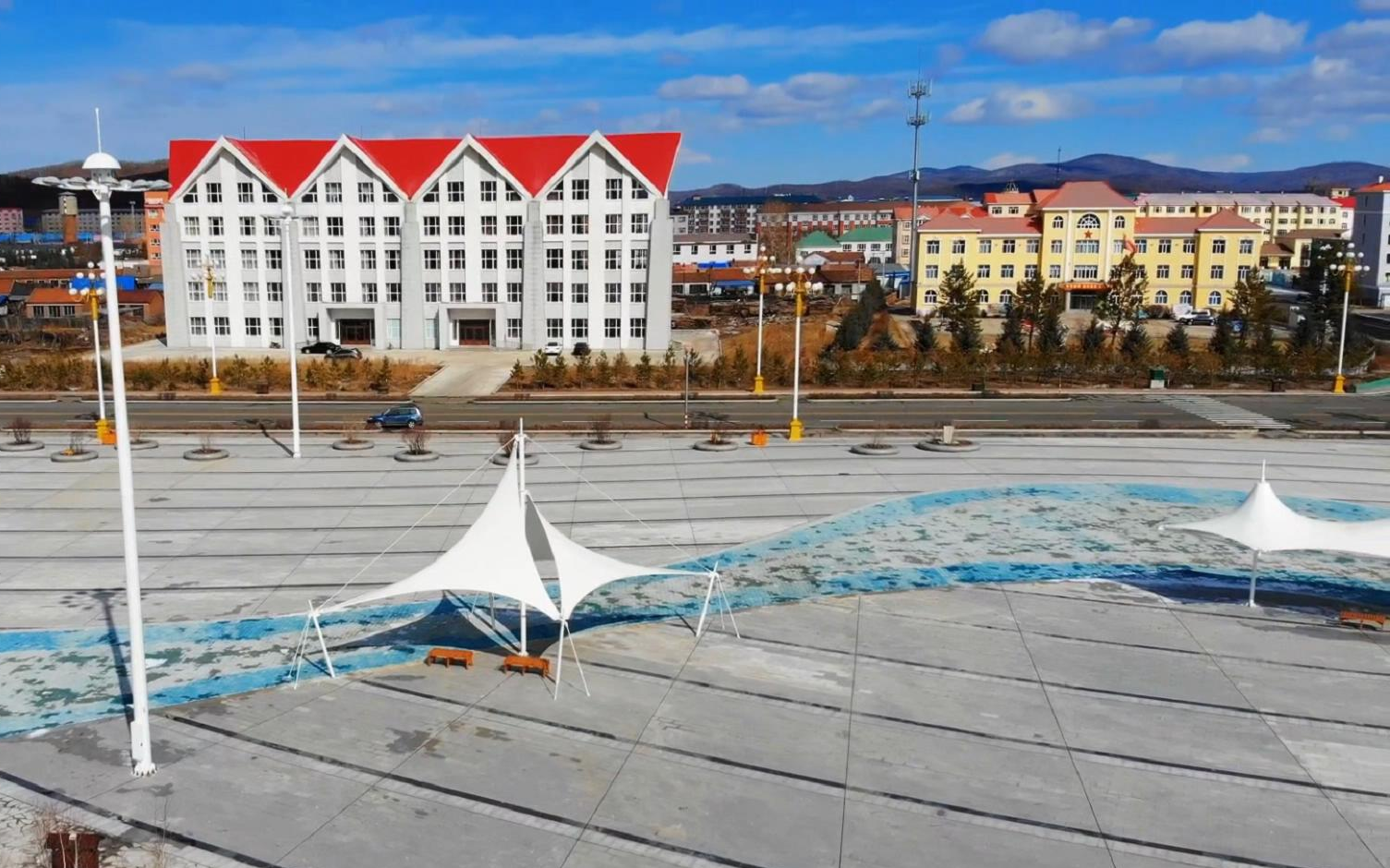 小侯航拍第1集根河冷极广场