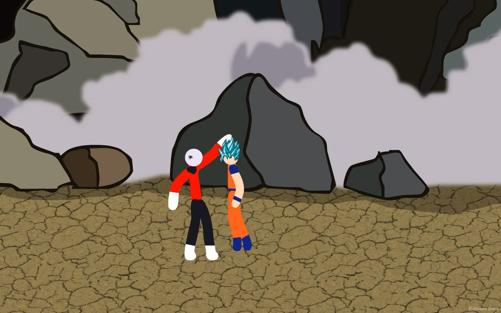 【龙珠超】最强之战——用火柴人的方式重温悟空vs吉连