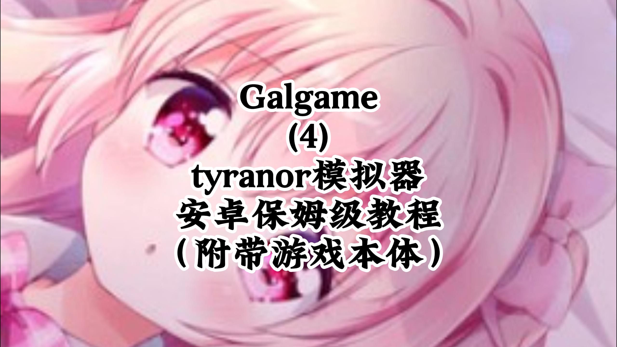 [图]安卓tyranor模拟器游玩galgame保姆级教程