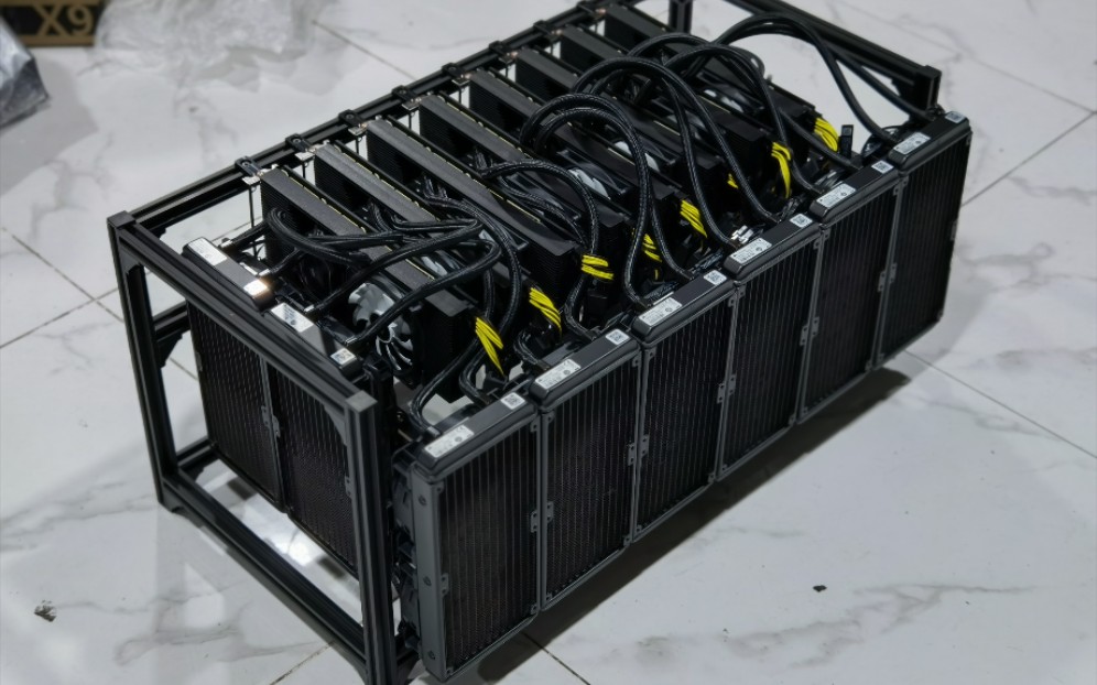 8卡170hx整体散热解决方案未来可扩展出8卡tesla a100超级人工智能ai