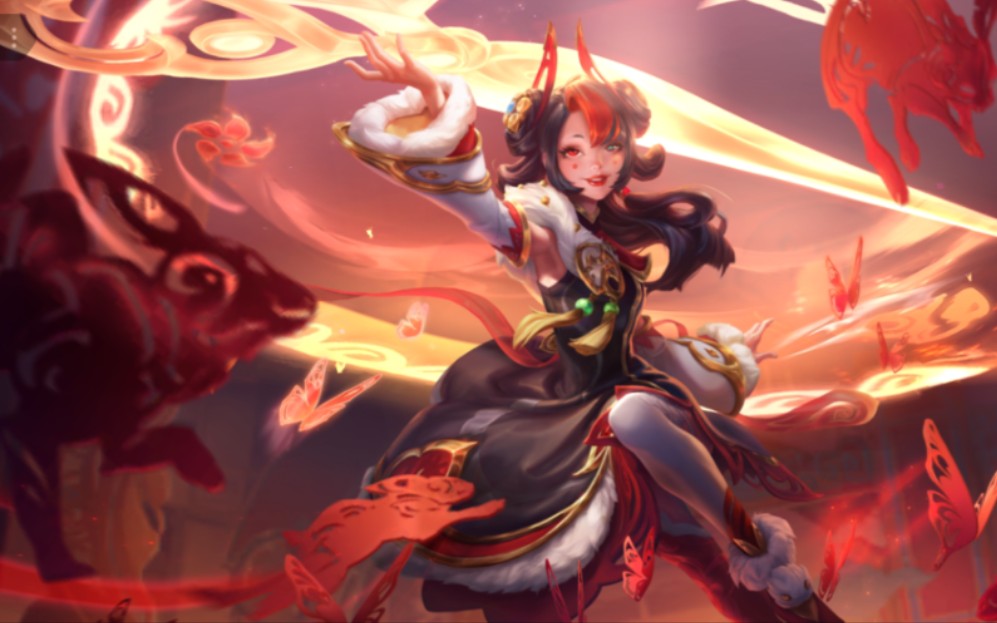 英雄联盟手游新功能自定义画廊,五个布偶格温,太可爱了8