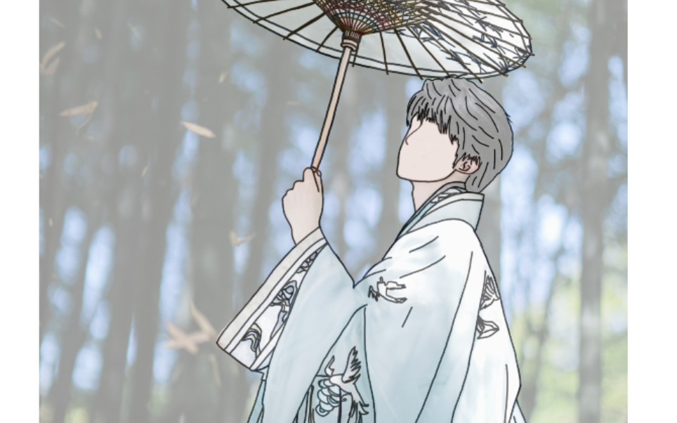 into1刘宇古风线稿图1这是一个夭折的描图教学视频