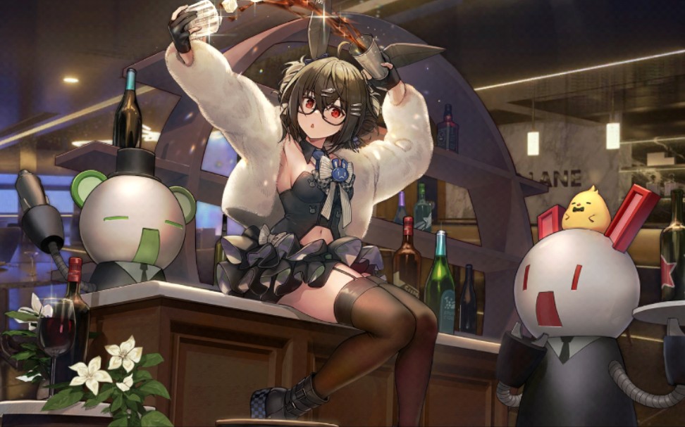 碧蓝航线英格拉罕换装饮品研究院(也是兔女郎?)差分台词鉴赏