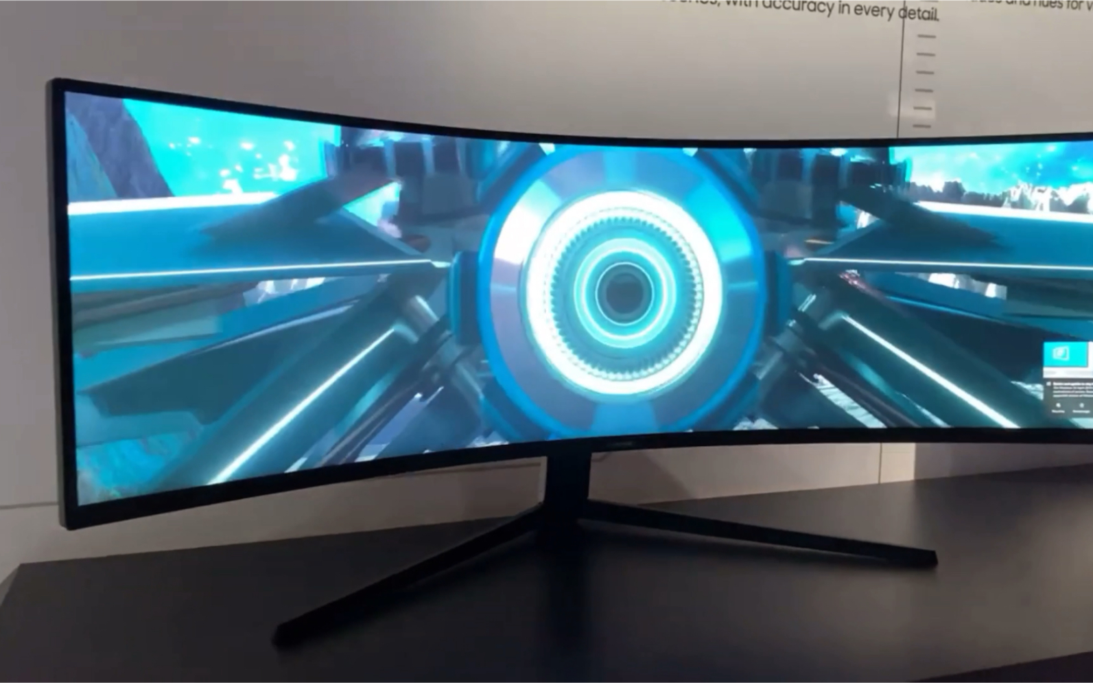 【ces2020】三星odyssey g9显示器 大曲率游戏显示器 体验身临其境的