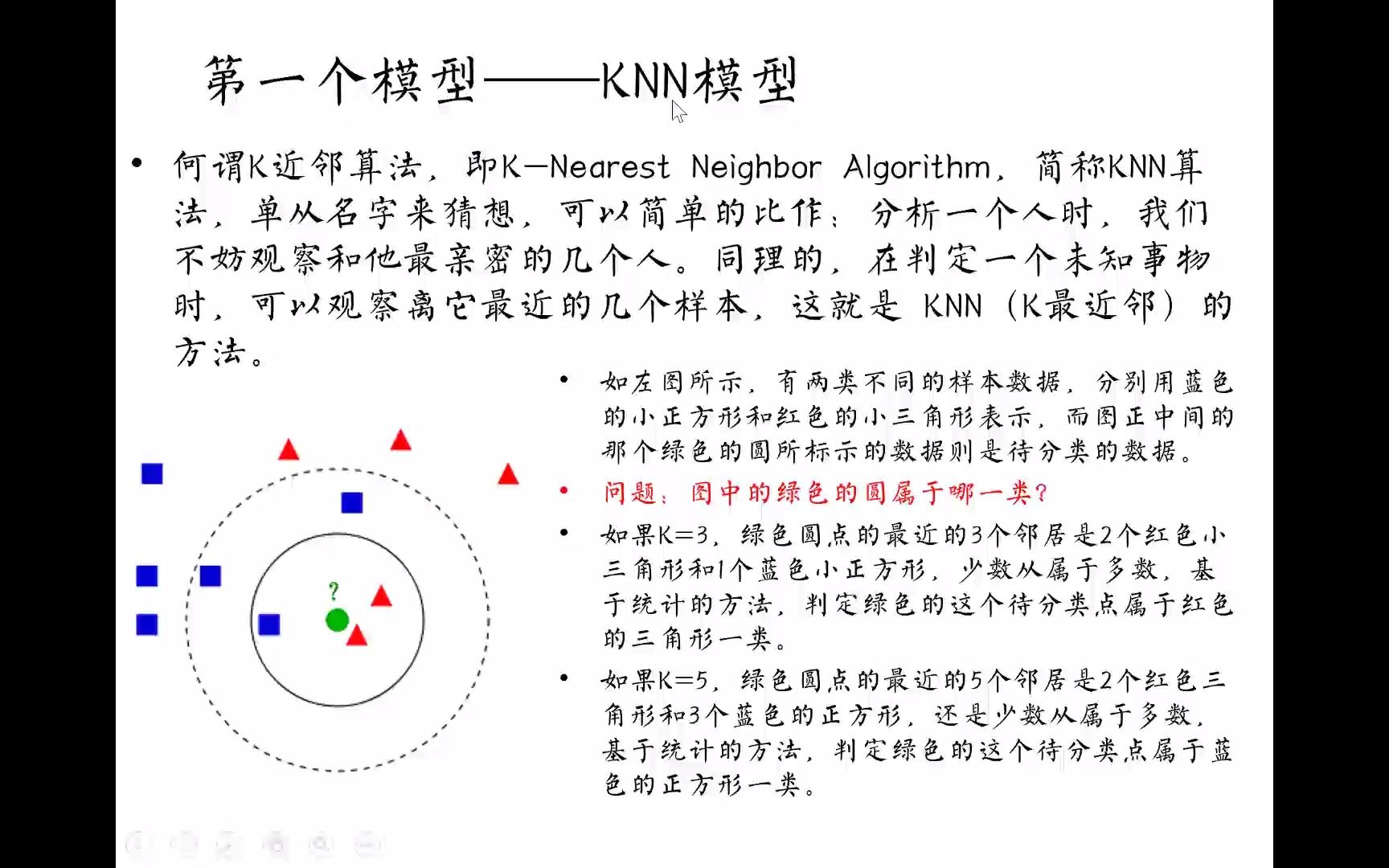 131 KNN算法原理及示例1哔哩哔哩bilibili