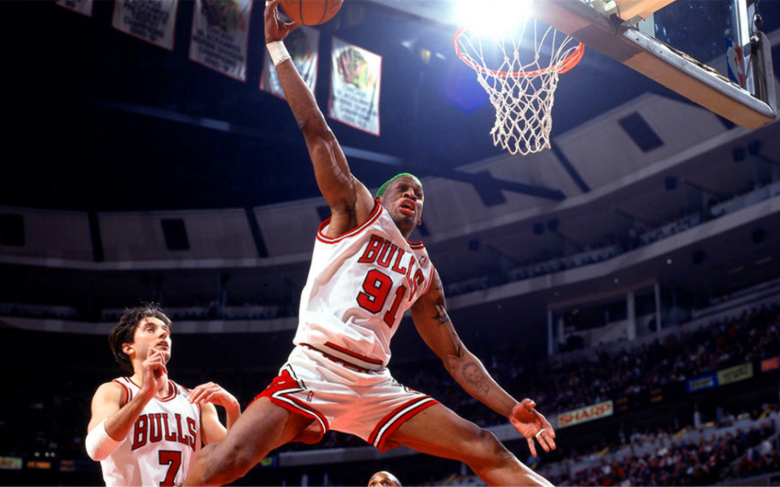 【4k修复】乔丹:罗德曼是独行侠 但永远卖力打球