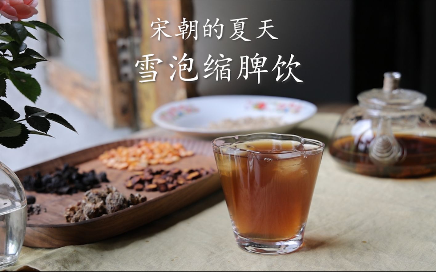 千年前的解暑凉茶 宋朝 雪泡缩脾饮哔哩哔哩bilibili