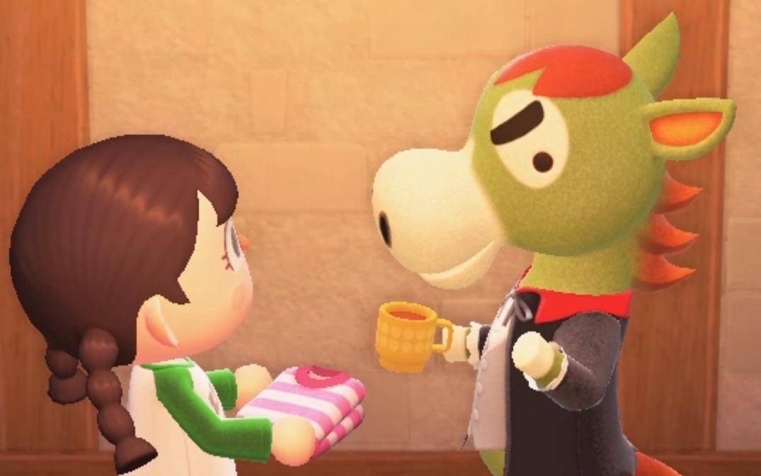 【动森】威亚小王子不仅穿着我送他的衣服 还送我礼物 感动!