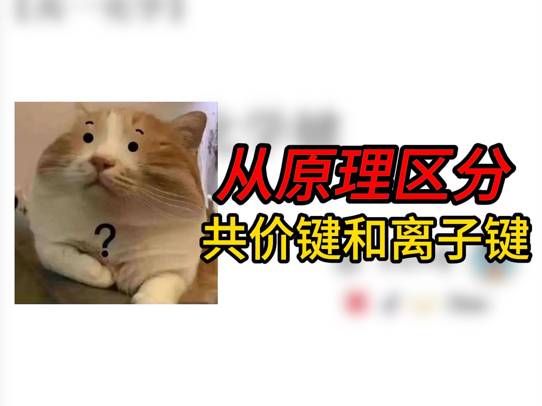 【高一化学】化学键哔哩哔哩bilibili