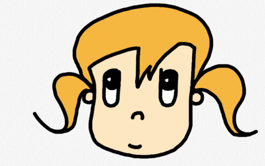 用英语单词girl画女孩头像!_哔哩哔哩_bilibili