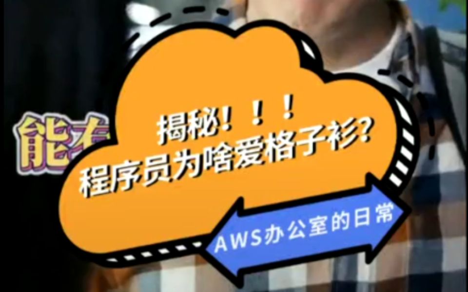 【AWS办公室日常】程序员为什么如此偏爱格子衫?哔哩哔哩bilibili