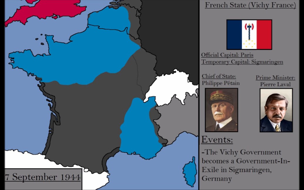 【历史地图】50特别订阅者:维希法国历史(1940-1944 / 45)_哔哩哔哩_bilibili
