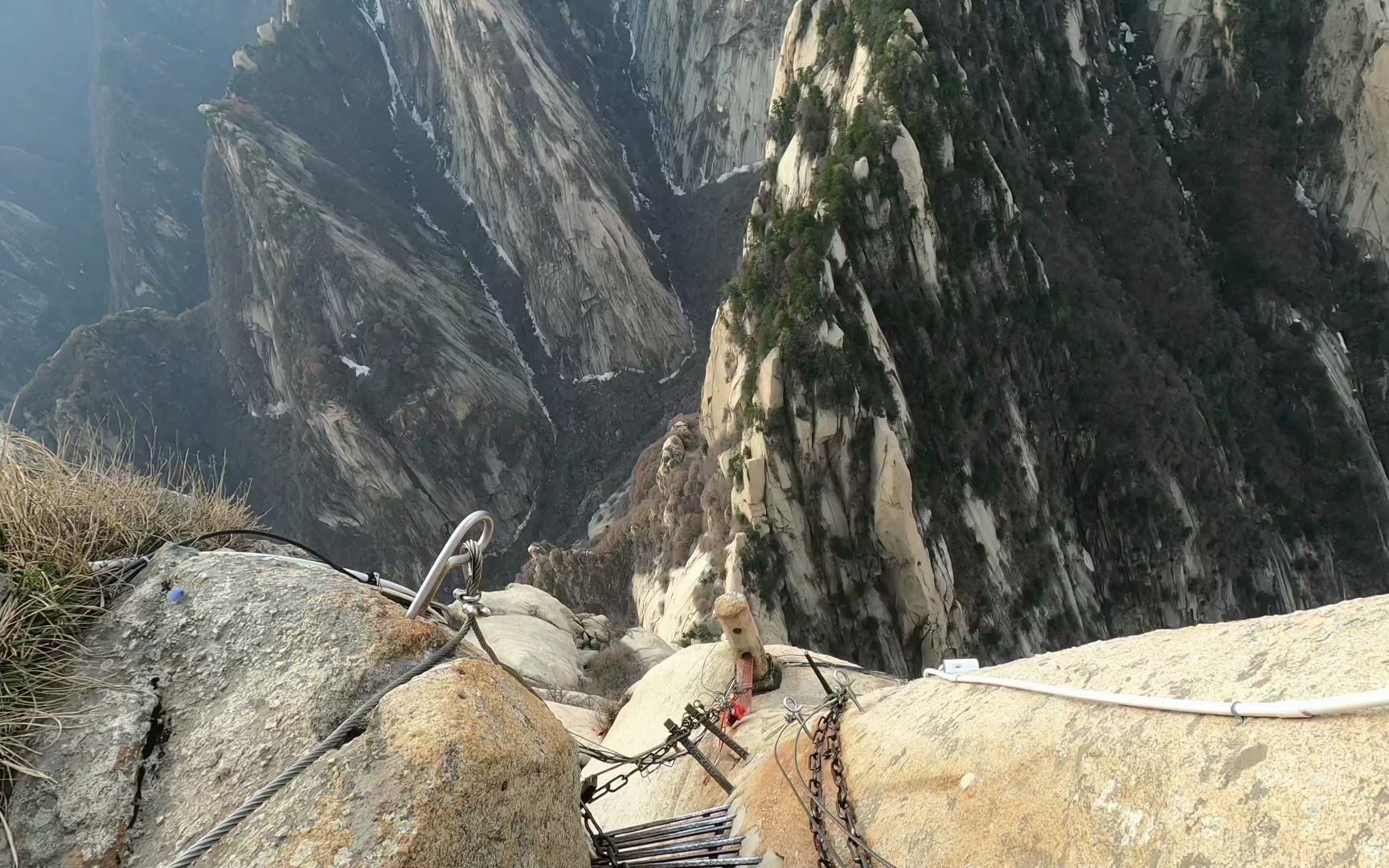 华山长空栈道记录