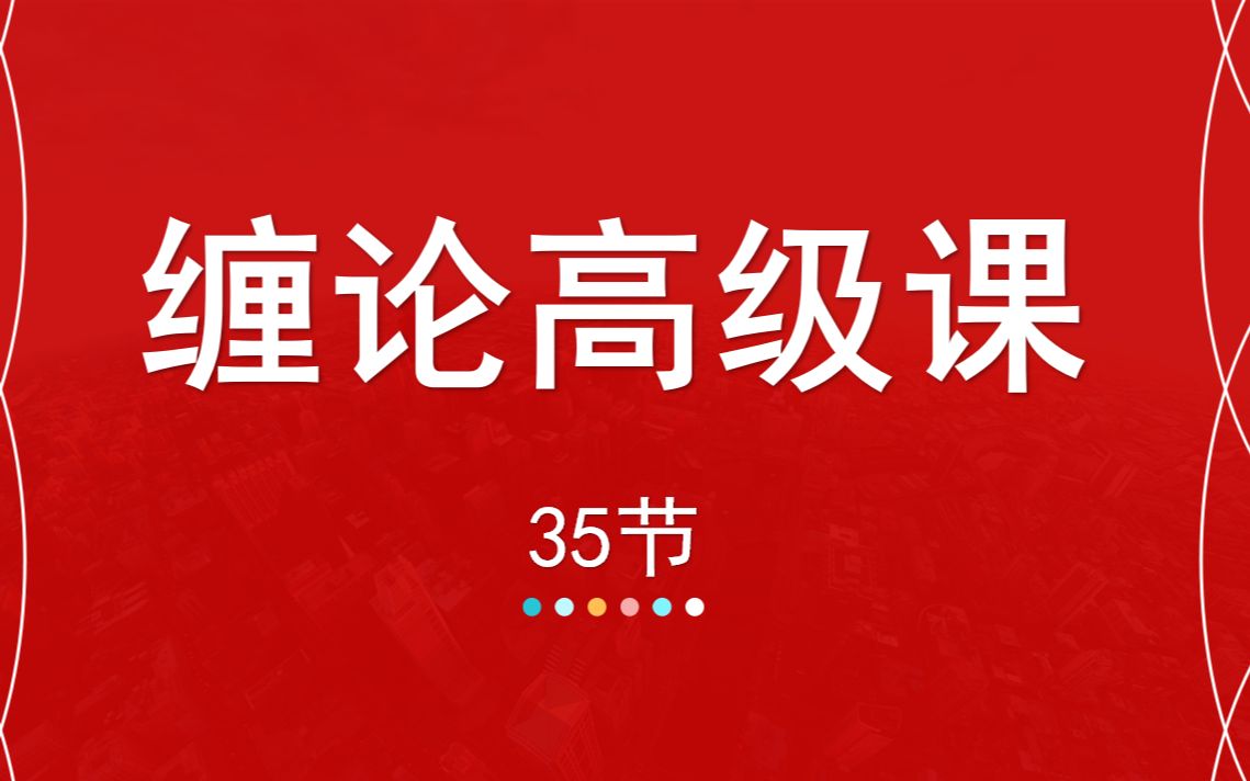 [图]35嘉可能缠论：缠中说禅108课高级教程《大树理论》股市缠论高级课 股票期货外汇数字货币分析技术课 A股公开课