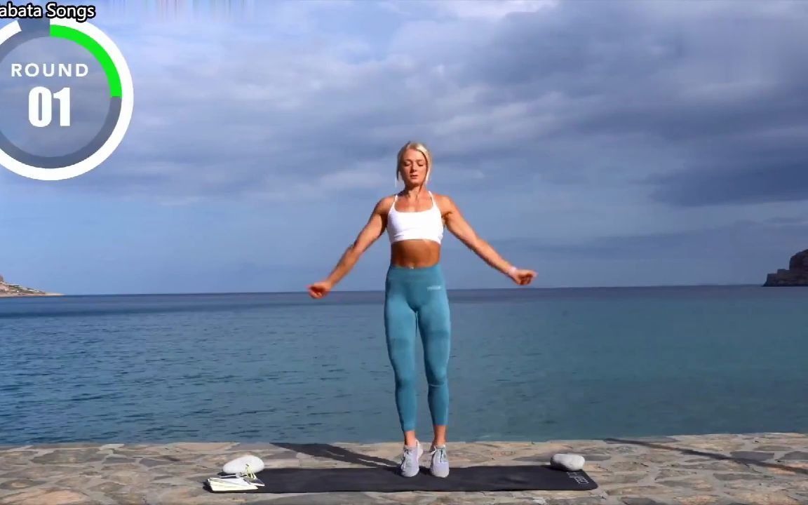 12分钟瘦身操,超有效有氧燃脂运动,徒手无声!室外练习,促进心情愉悦!