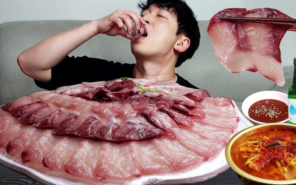 生鱼片!鲂鱼生鱼片