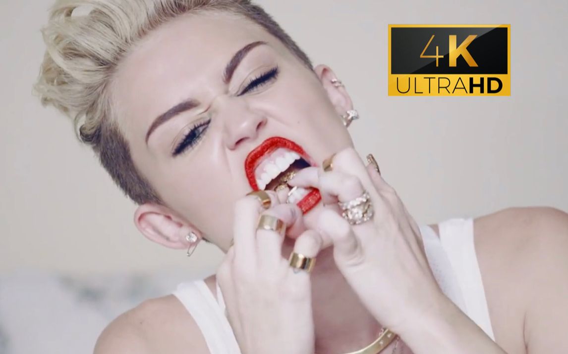 【超清4K】 麦粒赛勒斯 Miley Cyrus《We Can't Stop》官方MV