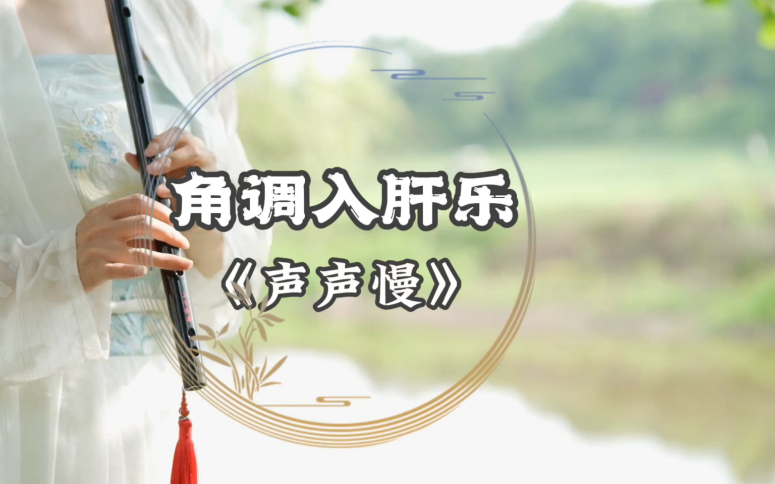 角音《声声慢》,养肝畅气.睡个好觉,晚安.